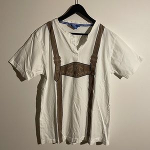 Munched beer house tee shirt Lederhosen